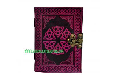 Book Of Shadow Leather Celtic Book of Shadows Brown Blank Spell Book Wicca Note Book Journal Real Book
